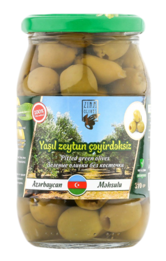 Yaşıl Zeytun (çəyirdəksiz) 370 qr
