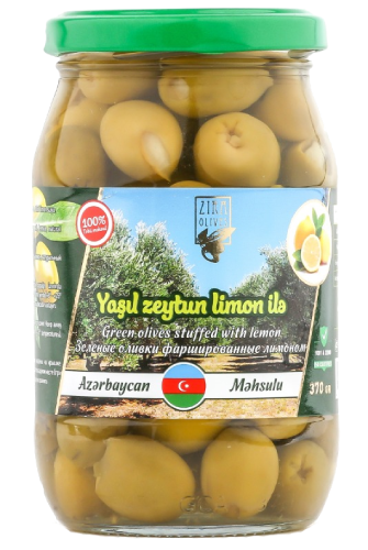 Yaşıl Zeytun limonlu 370 qr