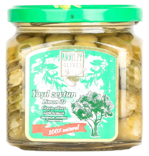 Yaşıl Zeytun  limonlu 390 qr